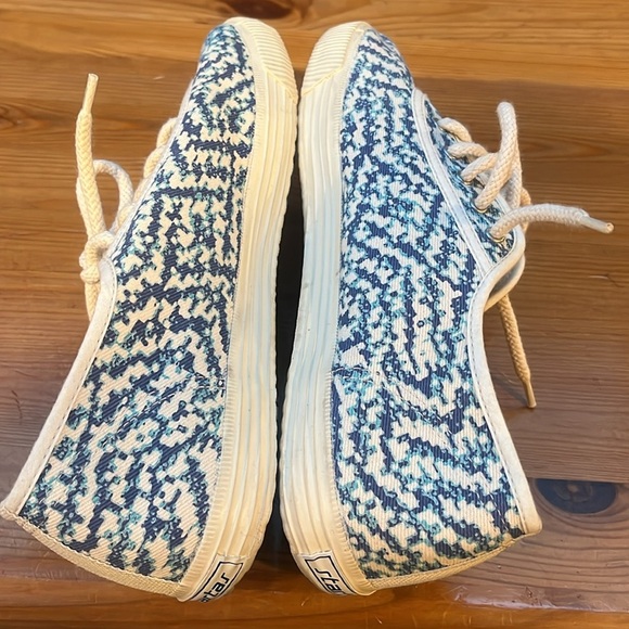 Startas Blue and Cream Lace Up‎ Sneakers size 40 or US 9 Made in Croatia - Picture 9 of 10